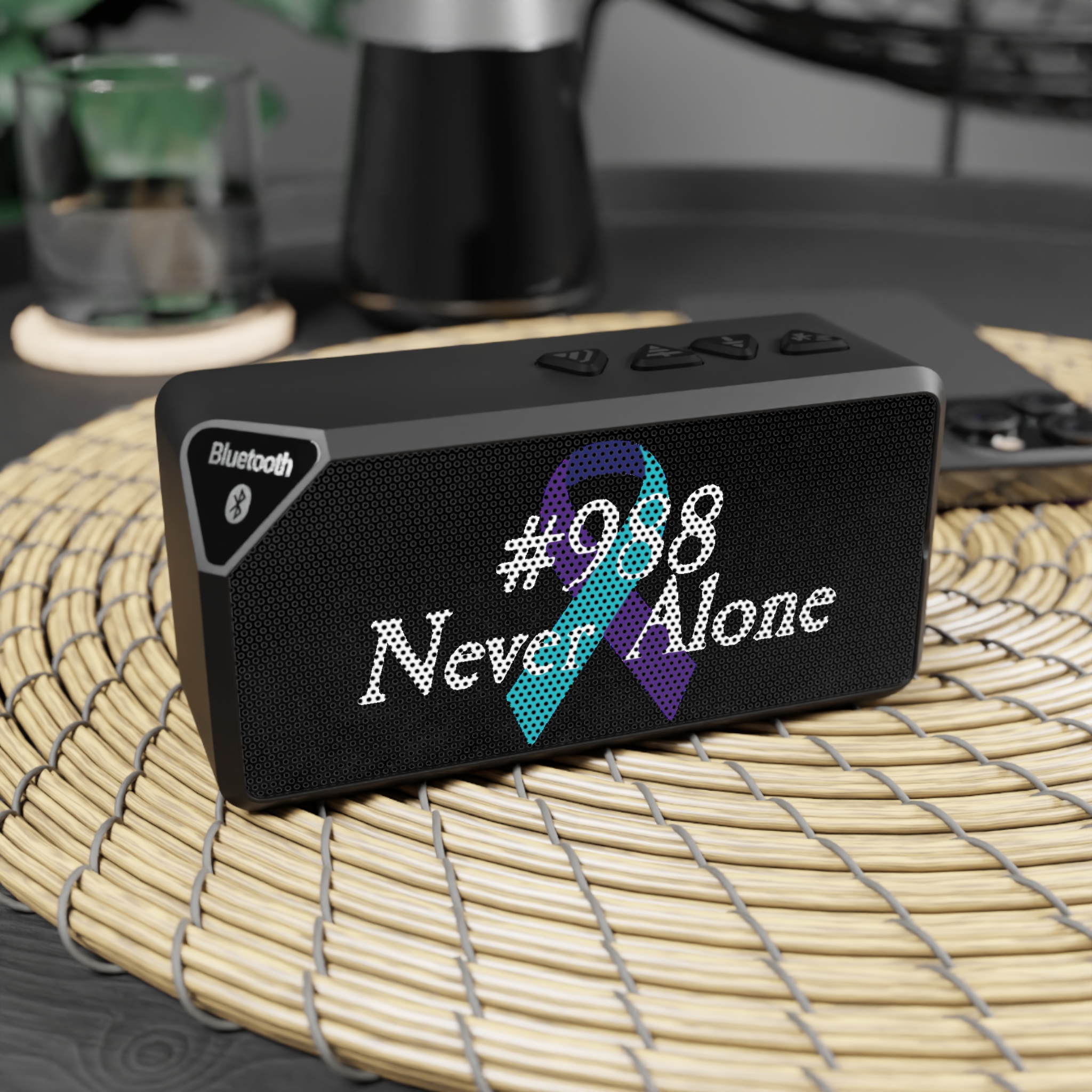 #988 Never Alone with Ribbon Jabba Bluetooth Speaker - Image 3