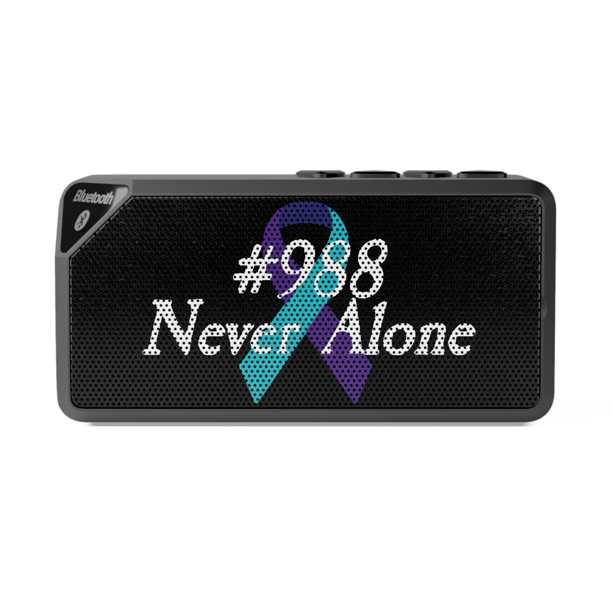 #988 Never Alone with Ribbon Jabba Bluetooth Speaker